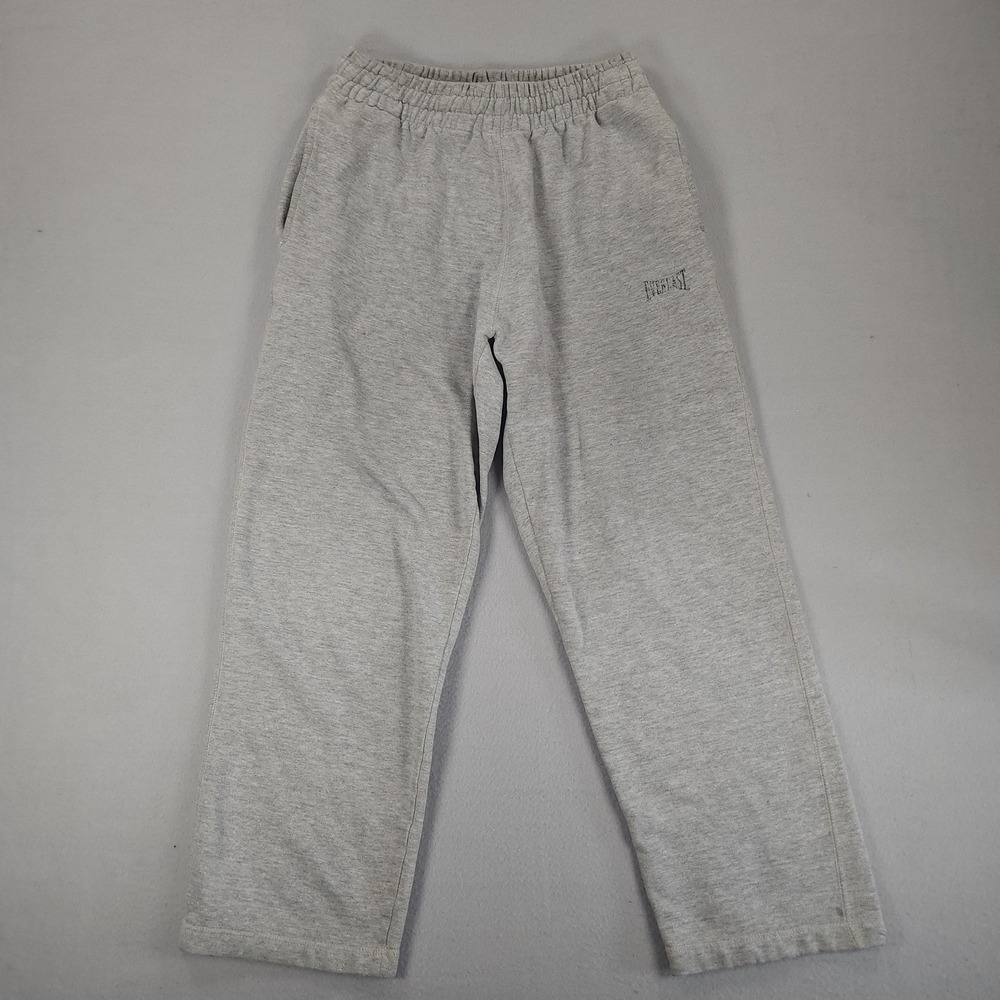 Everlast Sport Sweatpants Grey Heathered Fleece Joggers Mens Size S